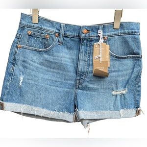 MADEWELL High-Rise Denim Shorts